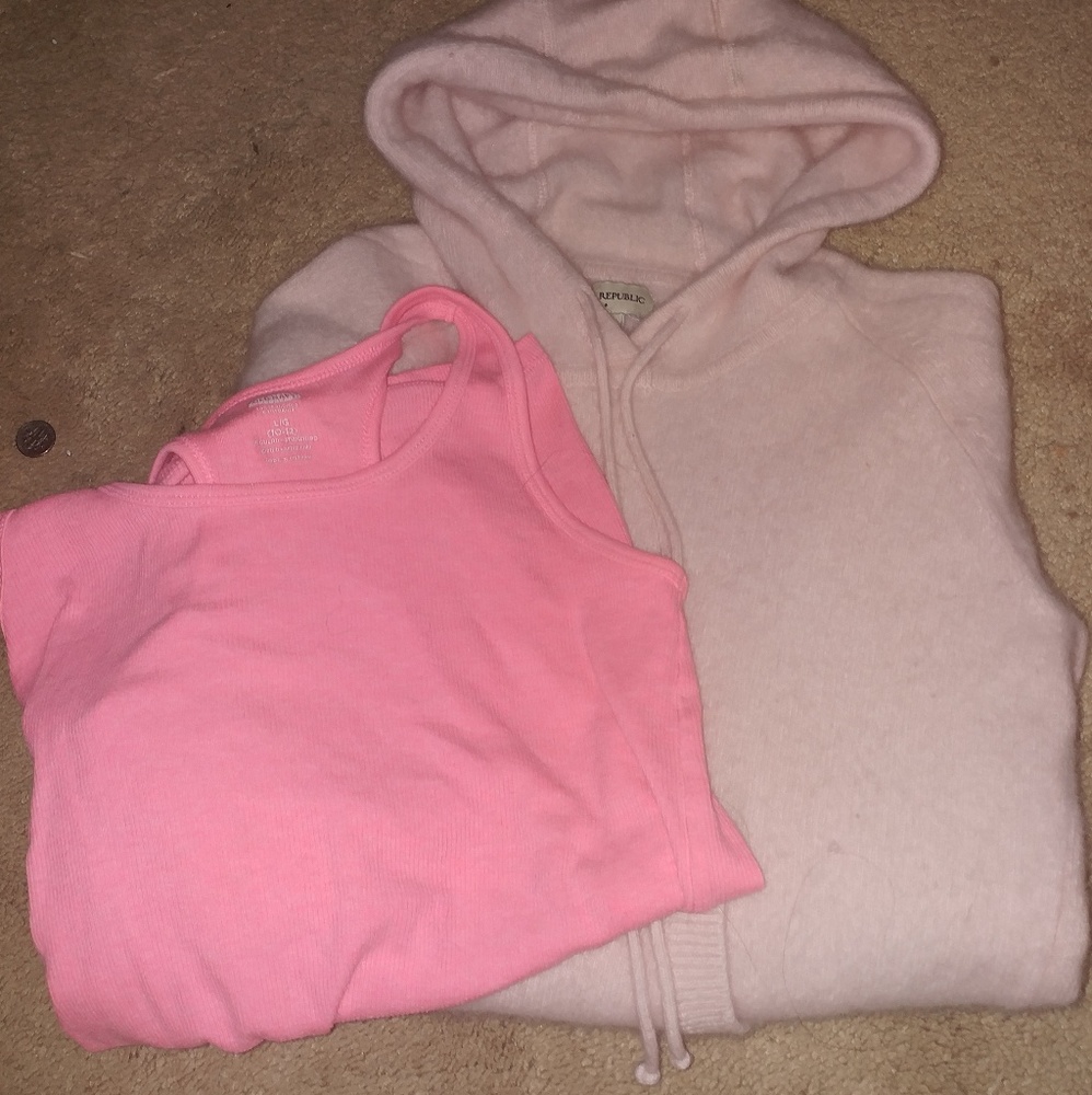 1 tank top and sweater